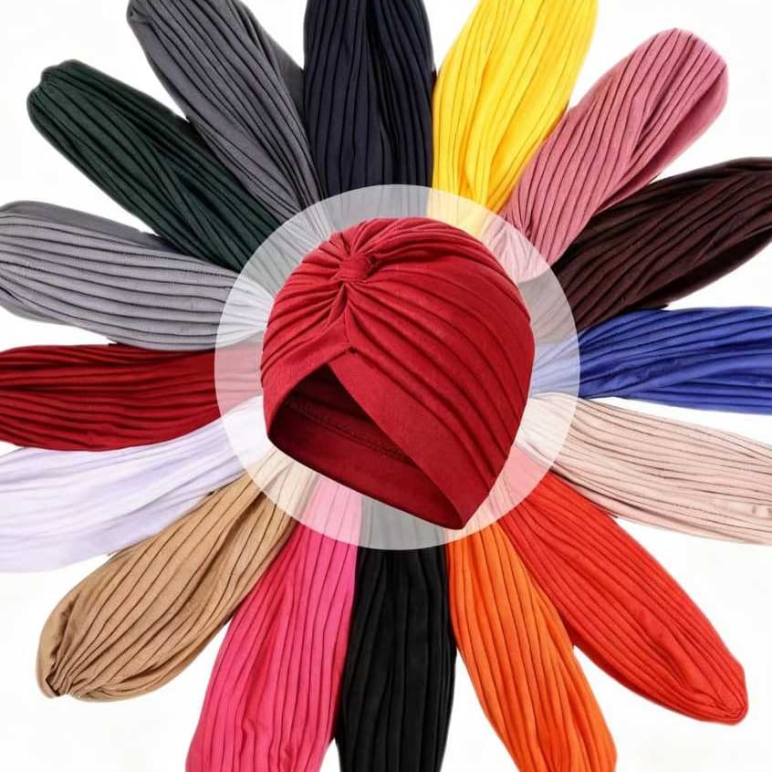 Turbante Feminino Estilo Indiano com Elástico – Chapéu Elegante, Confortável e Estiloso