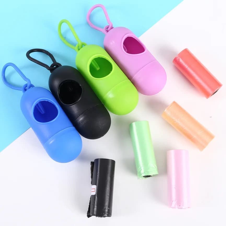 KIT CATA CACA CLASS PET COLETOR COM 15 SACOS BIODEGRADÁVEIS