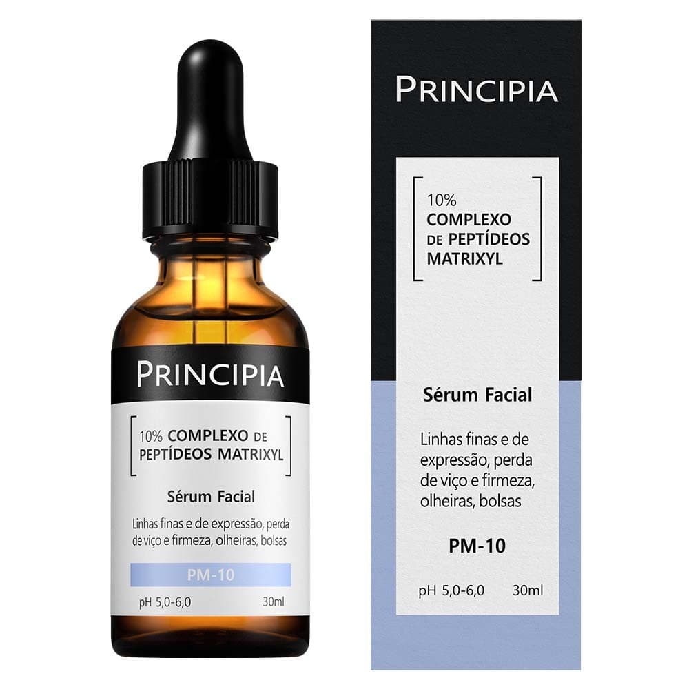 Sérum Antissinais Principia 10% Peptídeos Matrixyl- PM-10