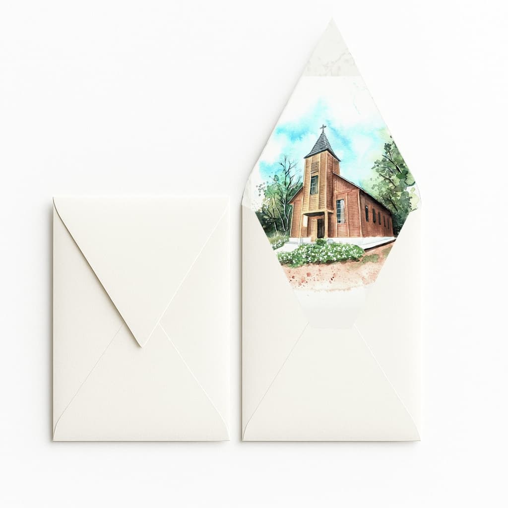Envelope com Forro Personalizado - VERTICAL - Envie sua imagem