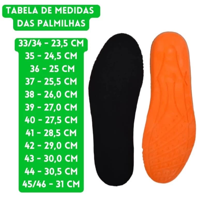 PALMILHA EM GEL FINA PU ORTOPÉDICA ANTI-IMPACTO VARIAS HORAS DE TRABALHO PARA TÊNIS E SAPATOS