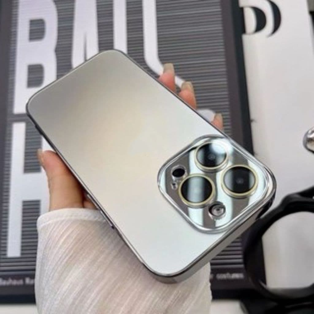 Nova Capa Anti-Impressão Digital AG Lente com tudo incluído Case Capinha De Celular Para iPhone16 15 14 13 12 11 Pro MAX