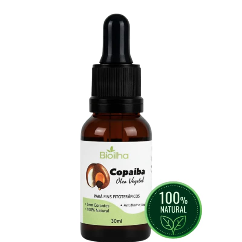 Óleo Vegetal de Copaíba | Anti-inflamatório Natural para Acne, Foliculite e Pele Irritada | Resina