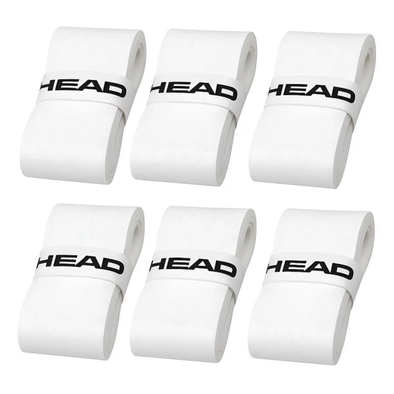 Overgrip Head Para Raquete Tenis Beach Tennis Padel pickleball Cor Branco Grip Liso sem furação Envio Imediato