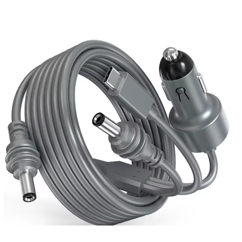 Starlink Mini - Carregador 3 em 1 c/ PD Rápido e Impermeável Compatível Todas Gerações Dc 2m 12v/24v para Carro Entradas