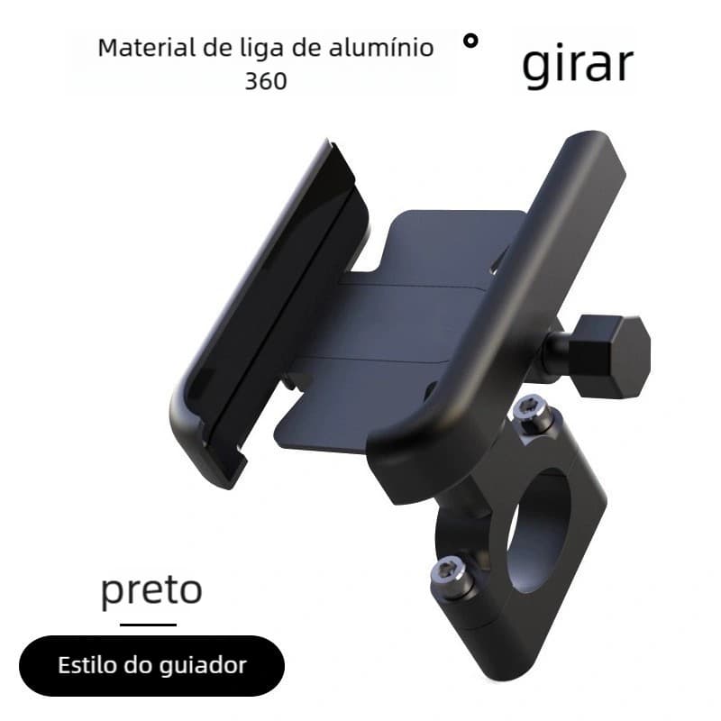 Suporte De Celular Liga De Alumínio Para Motocicleta/Bicicleta De 4-7 Polegadas/GPS De Smartphone 20-30mm Moto Suporte