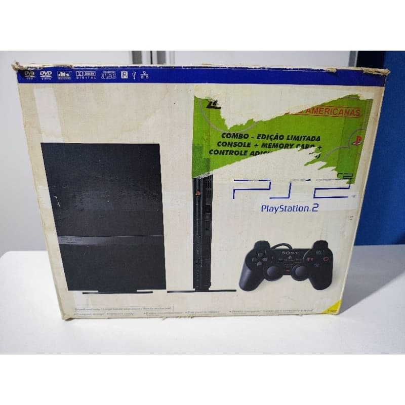 Caixa Playstation PS2 Slim original Scph 77001 ( Somente a caixa)