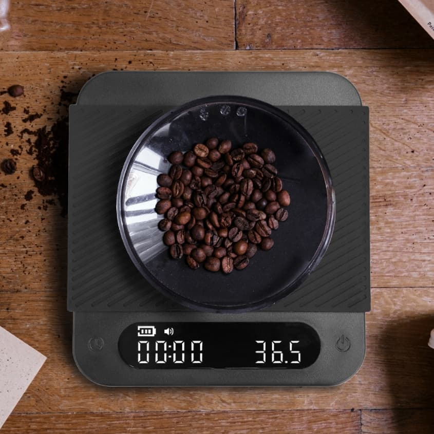 iCoffee Balança de Café 2/5kg/0.1g Eletrônica Recarregável Derramamento Digital Inteligente Drip Eletrônico