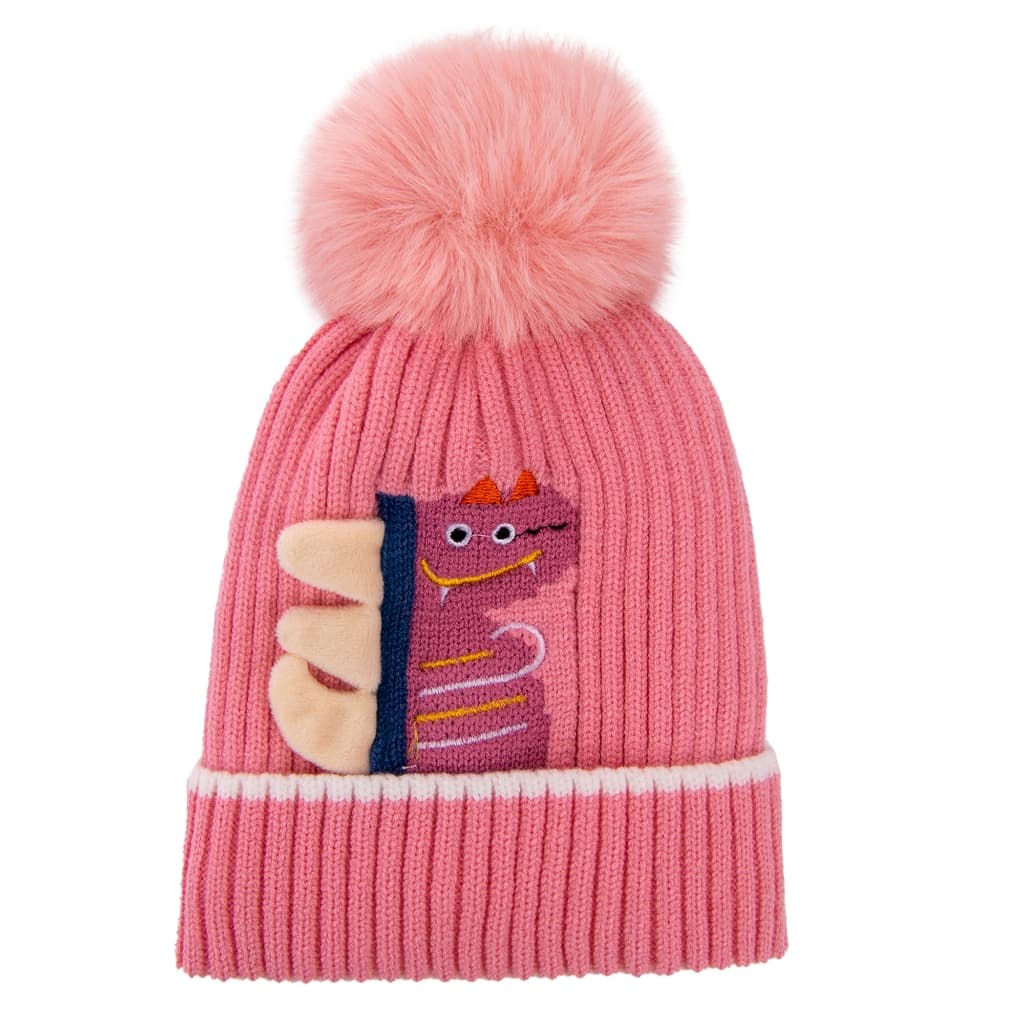 Gorro Touca Infantil Criança Menino Menina Tricotado Quente Fashion 3 a 11 Anos KZ0126din-2