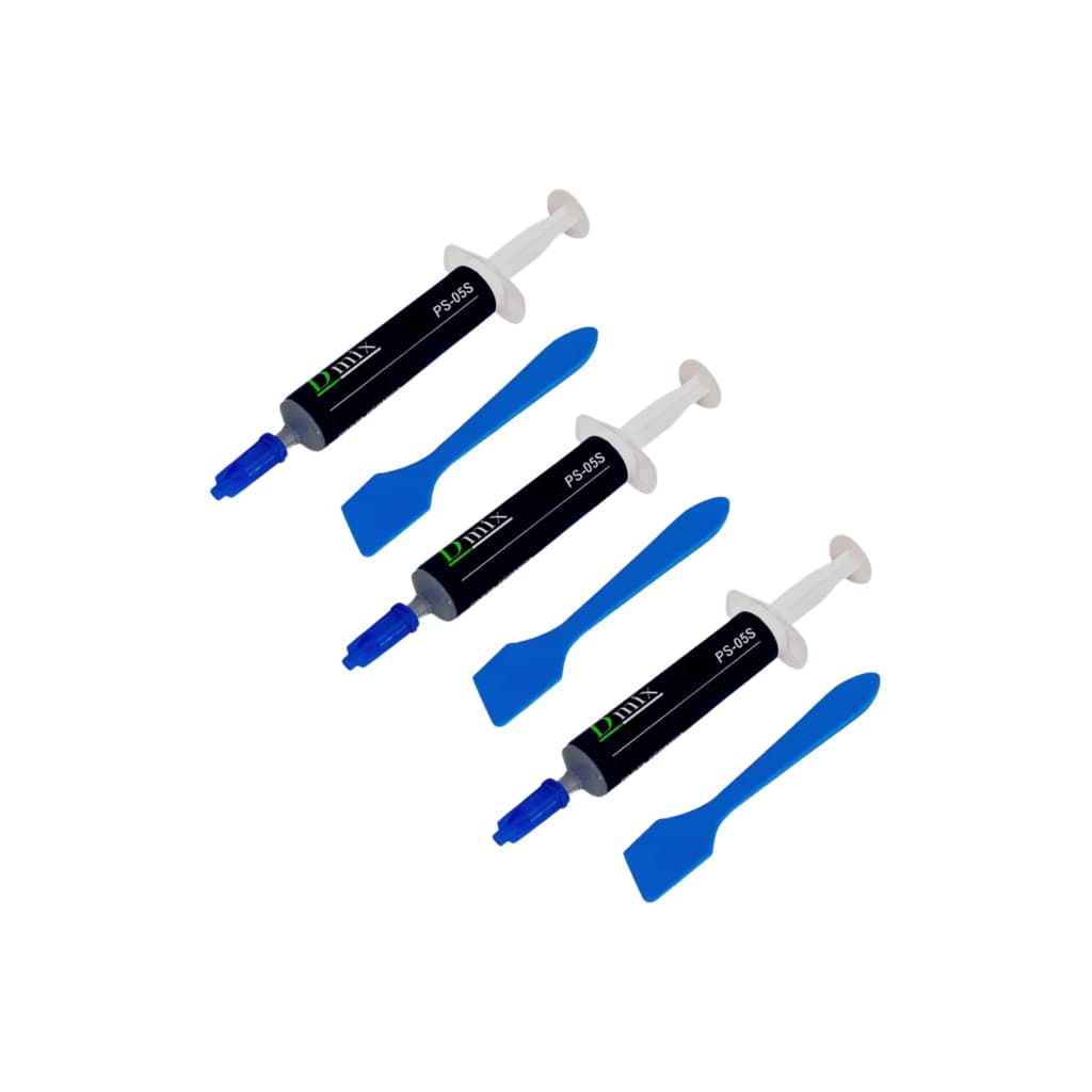 Pasta Térmica Prata 15g Seringa + Pazinha Para Processador Notebook DMIX PS-05S