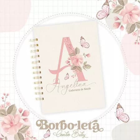Caderneta de Saúde/Vacina Capa Dura Personalizada com nome Vários Temas envio imediato