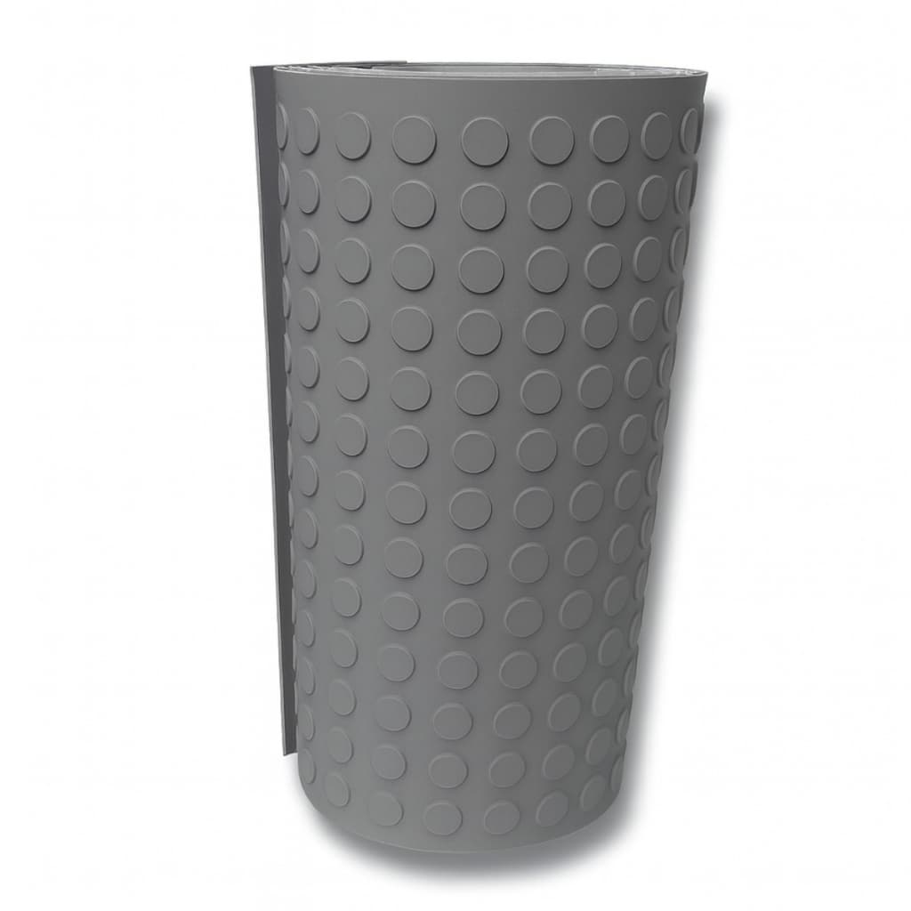 Piso Emborrachado Moeda Cinza 3mm X Comp. 1m X Larg. 50cm