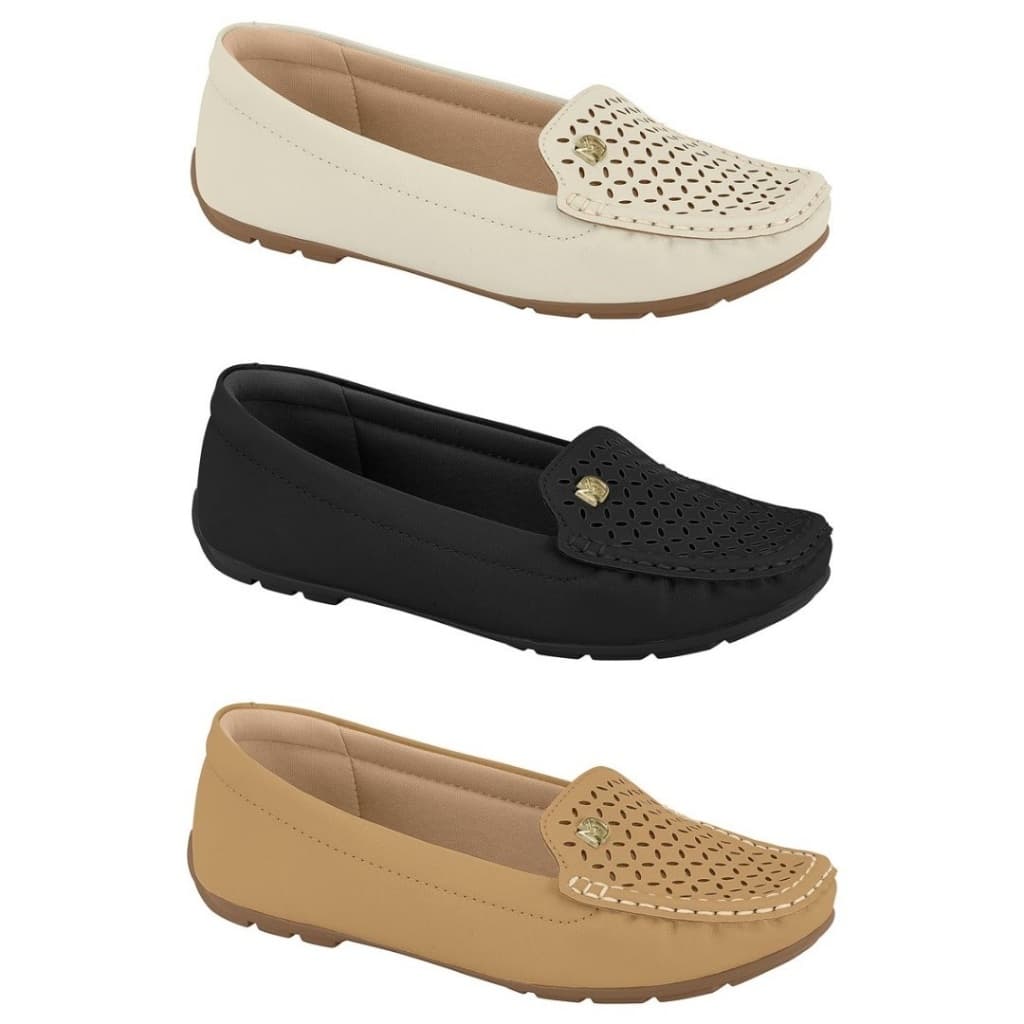Sapato Sapatilha Mocassim Modare Ultraconforto Detalhe Vazado 7035.662