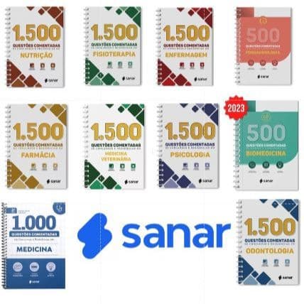 Questões de Concurso Área da Saúde em geral 1500 questões Comentadas