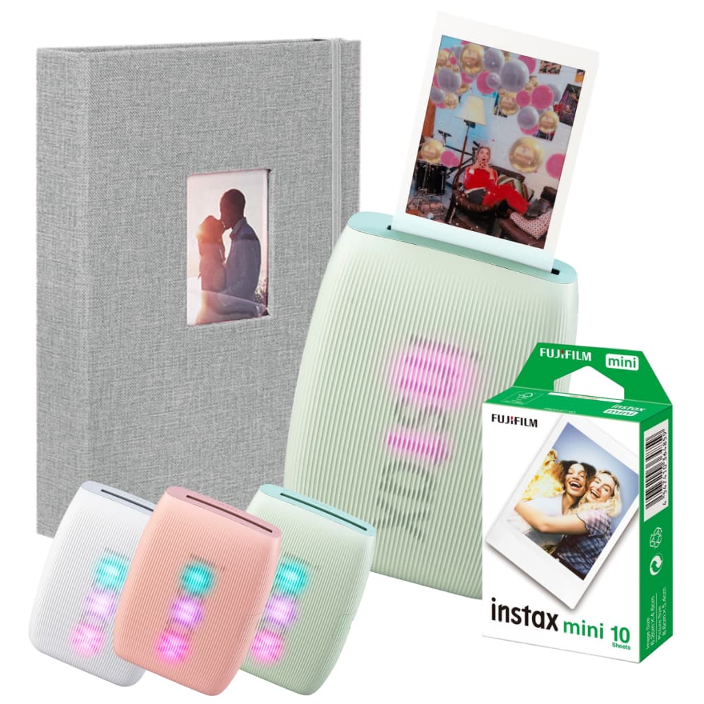 Impressora Bluetooth Instax Mini Link 3 com Album e Filme 10 fotos