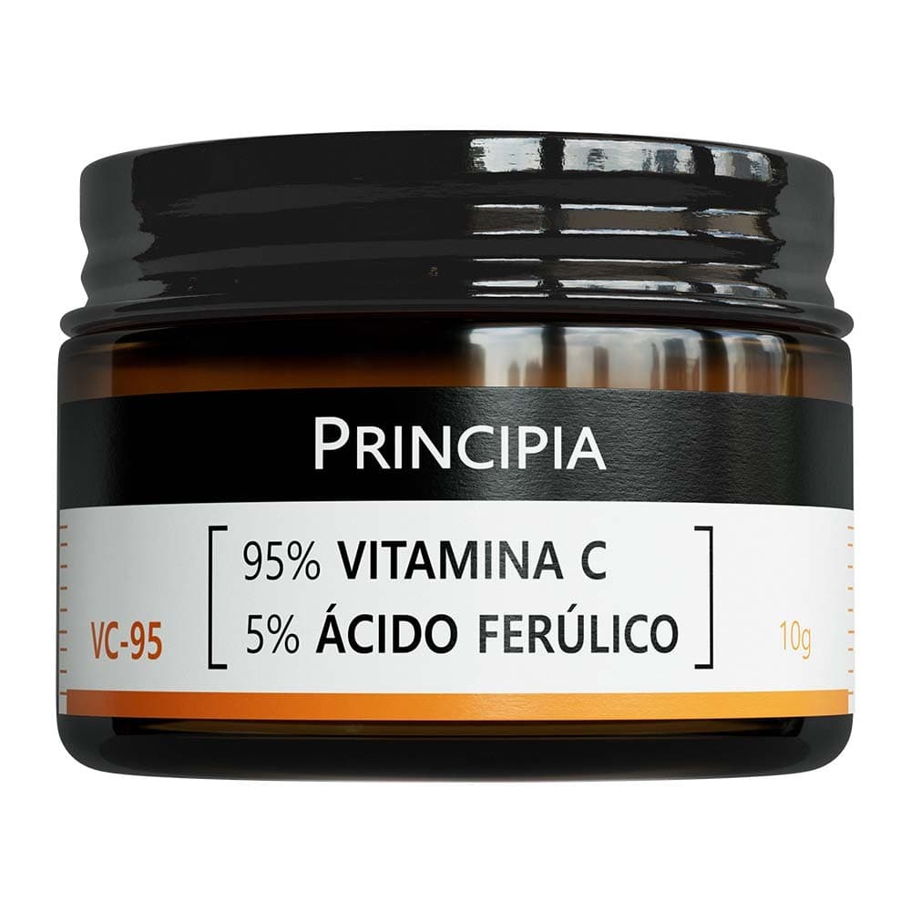 Principia 95% Vitamina C Pura + 5% Ácido Ferúlico em pó- VC-95