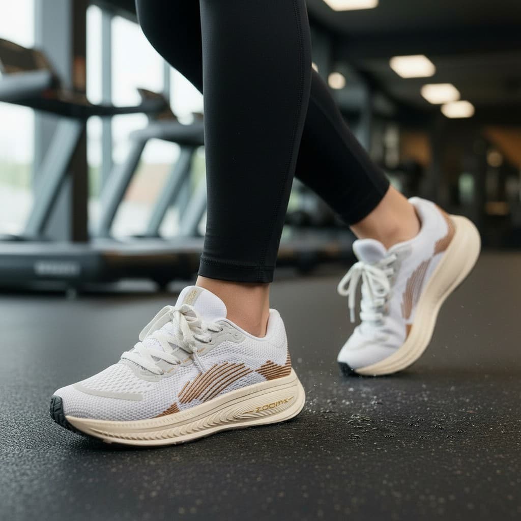 Tênis Feminino Esportivo para Academia e Caminhada Leve com Amortecimento