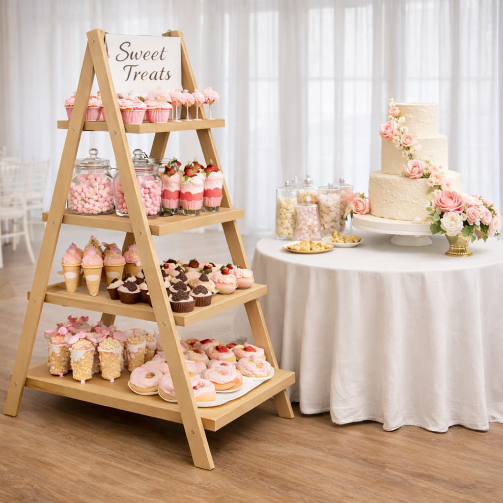 Escada Escadinha De Doces Lembrancinhas Festa 1,20CM