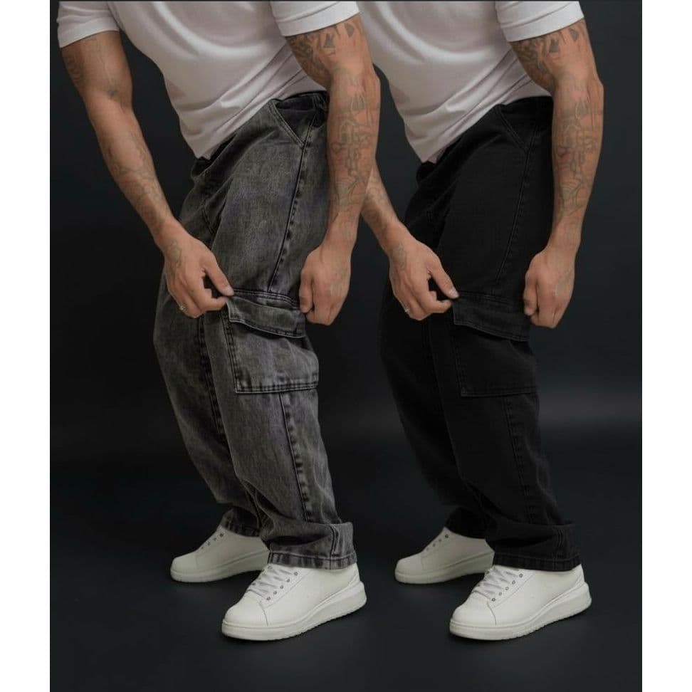 Kit 2 Calças Cargo Estilosa