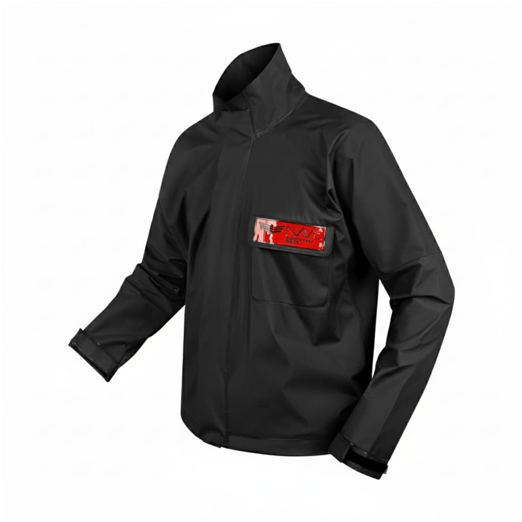 Jaqueta Chuva Motoqueiro Impermeável Nave Combat Pvc
