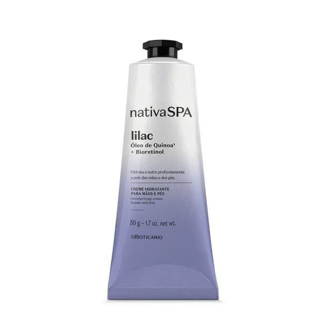 Creme Hidratante para Mãos e Pés Nativa SPA Lilac 75g O Boticário