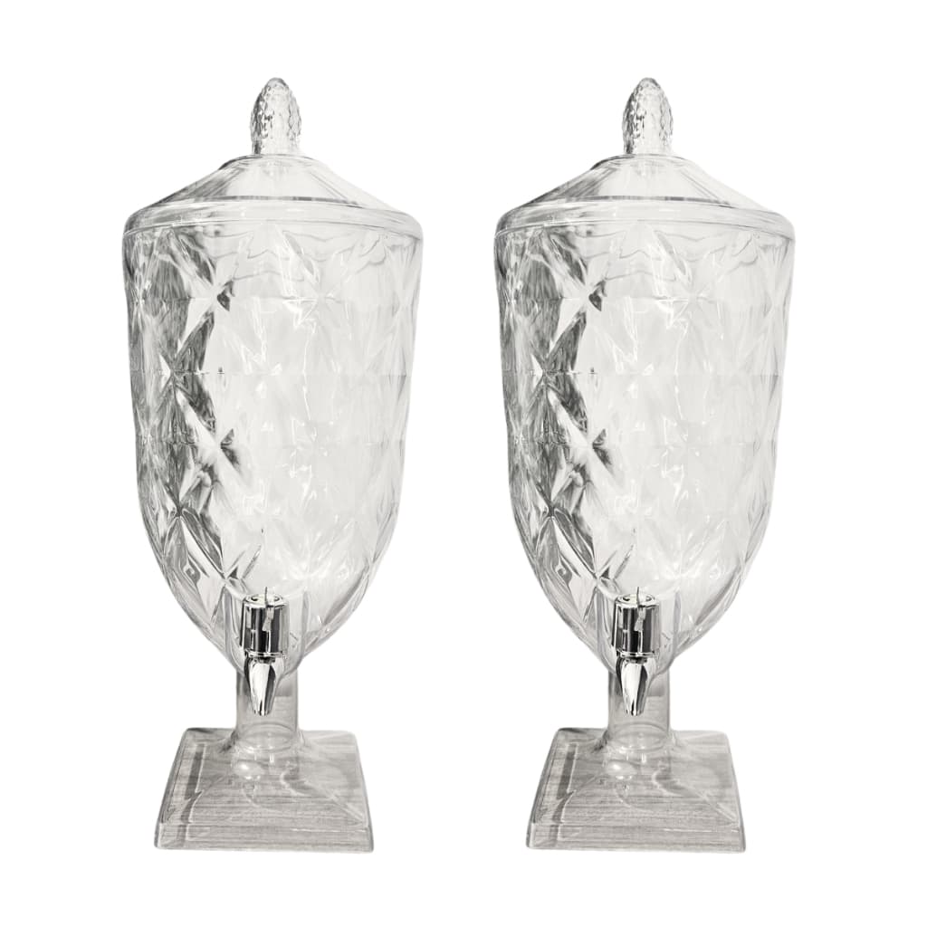 Kit 02 Suqueiras 4,5L Cristal Acrílico Resistente a Riscos - Super Promoção!!! Envio Rápido