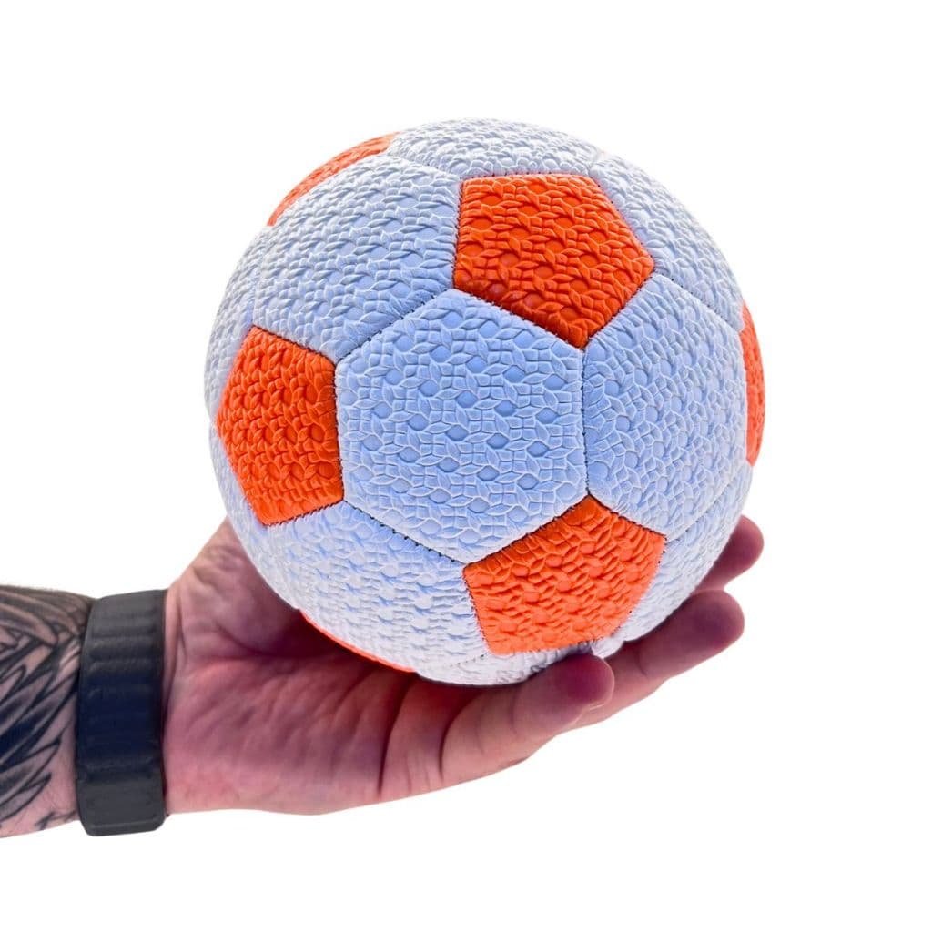 Mini Bolas de Futebol e Vôlei  N°3 - Couro Sintético Costurada Coloridas, ENVIAMOS CHEIA