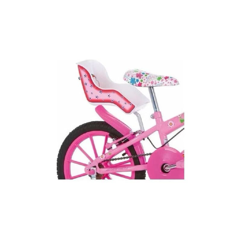 Cadeirinha Boneca Infantil Bebe Traseira Bicicleta Infantil Cores - AMR