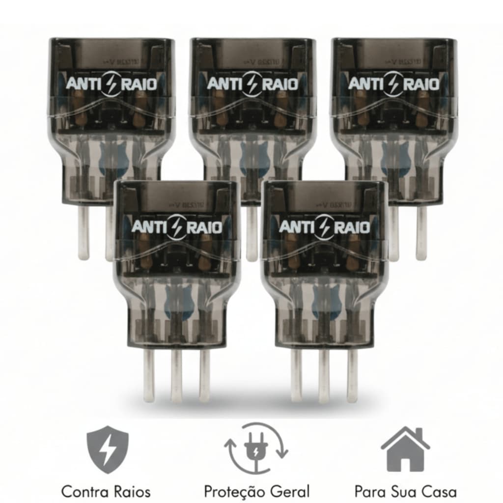 Protetor Eletrico Dps Anti Raio Surtos Embrastec 10a Bivolt 110/220v Tomada para eletroeletrônicos