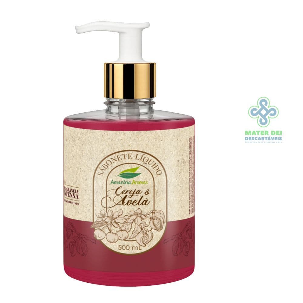 Sabonete Liquido 500ml Amazônia Aromas Diversas Fragrâncias Sofisticado Hidratante para Mãos e Banho
