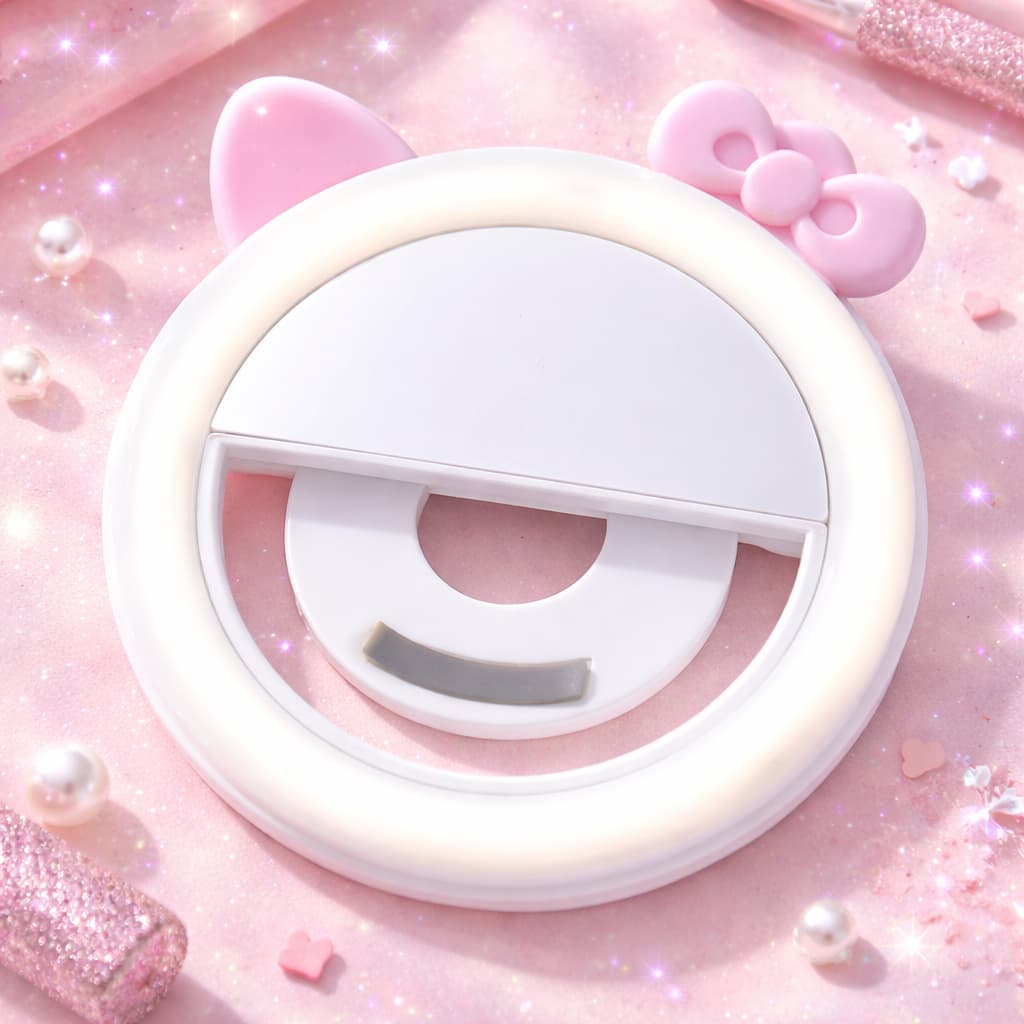 Mini Ring Light Anel Luminoso para Celular com Clip – Flash LED Portátil  pronta entrega