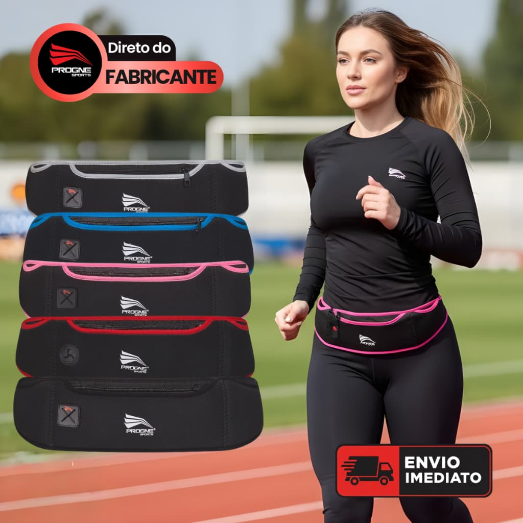 POCHETE NEOPRENE PREMIUM ESPORTIVA SLIM - CORRIDA CICLISMO TREINO ACADEMIA - PROGNE SPORTS