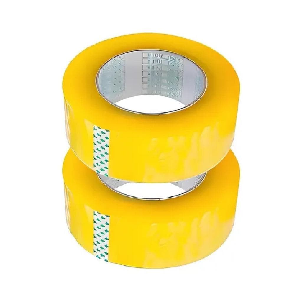 Kit 2 Fita Adesiva Transparente 500m – Lacrar Caixa  e Embalar Importada