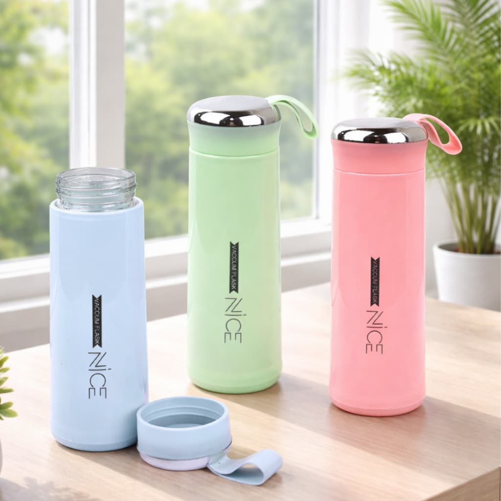 Garrafa de Água 400ml Vidro Squeze de Vidro