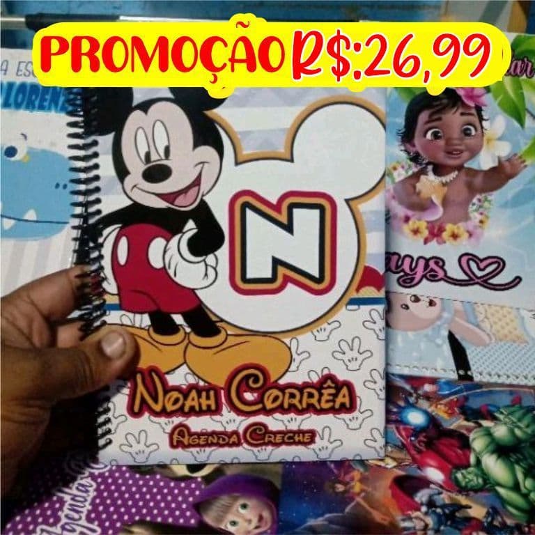 AGENDA CRECHE PERSONALIZADA (IDEAL PARA MATERNAL)