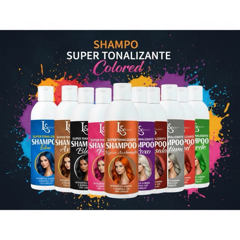 Shampoo Tonalizante Colored 300ML - L&Beauty COSMÉTICOS