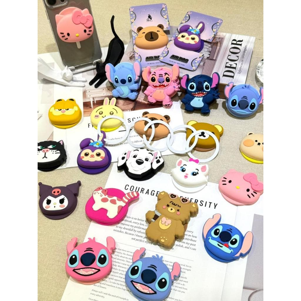 Pop magnético Personalizado Personagens Desenhos animados para Celular todos telefone