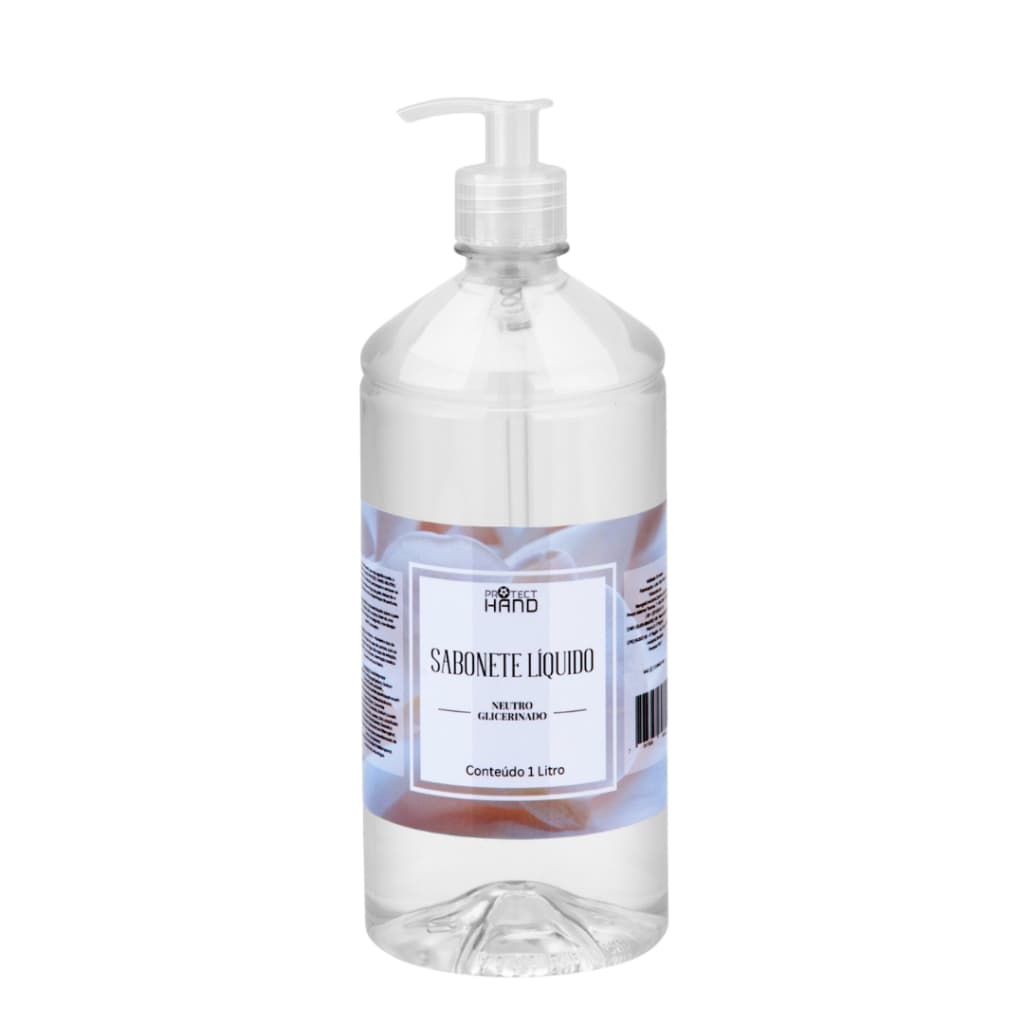Sabonete Líquido 1L Neutro Glicerinado Protect Hand • Limpeza Suave e Eficiente para Mãos e Corpo