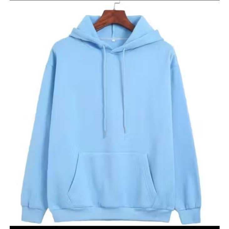 Moletom Canguru Unissex Algodão Liso Sem Estampa Direto da Fabrica