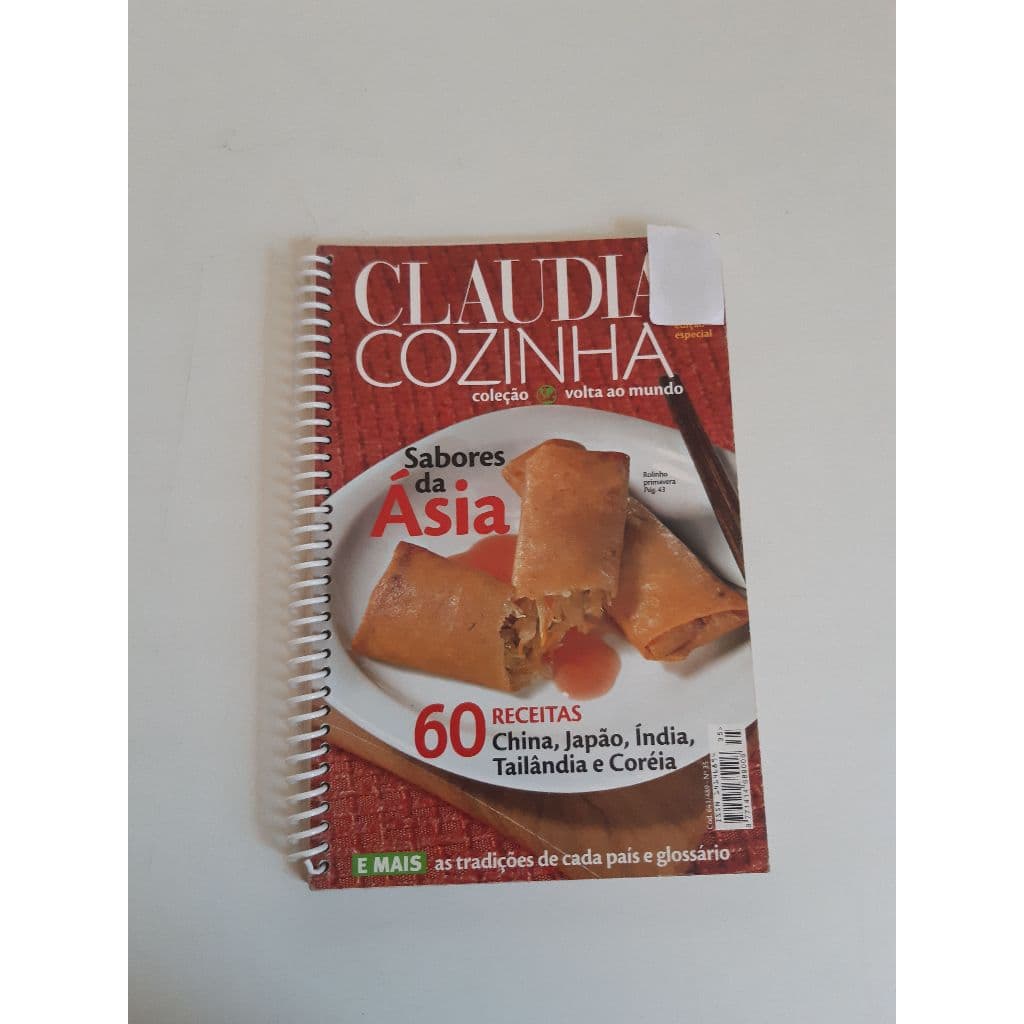 Revista Claudia Cozinha Sabores Da Ásia 60 Receitas Ad296 (Usado)