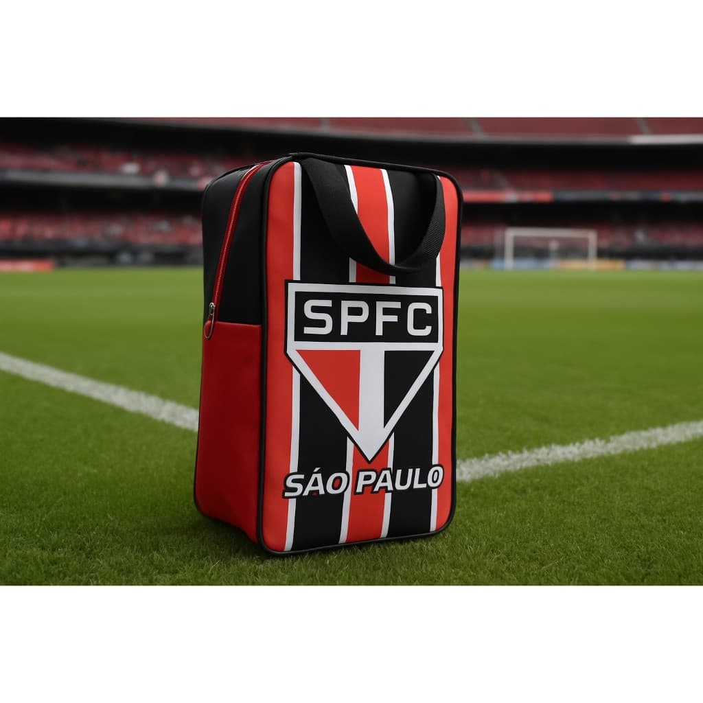 Bolsa Porta Chuteira Times Futebol Esporte Bolsa de Mão grande São Paulo Personalizado