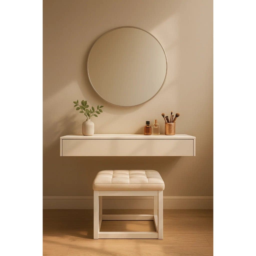 Gaveta Suspensa 100CM Penteadeira Aparador Camarim Corrediças Metalicas Quarto Console