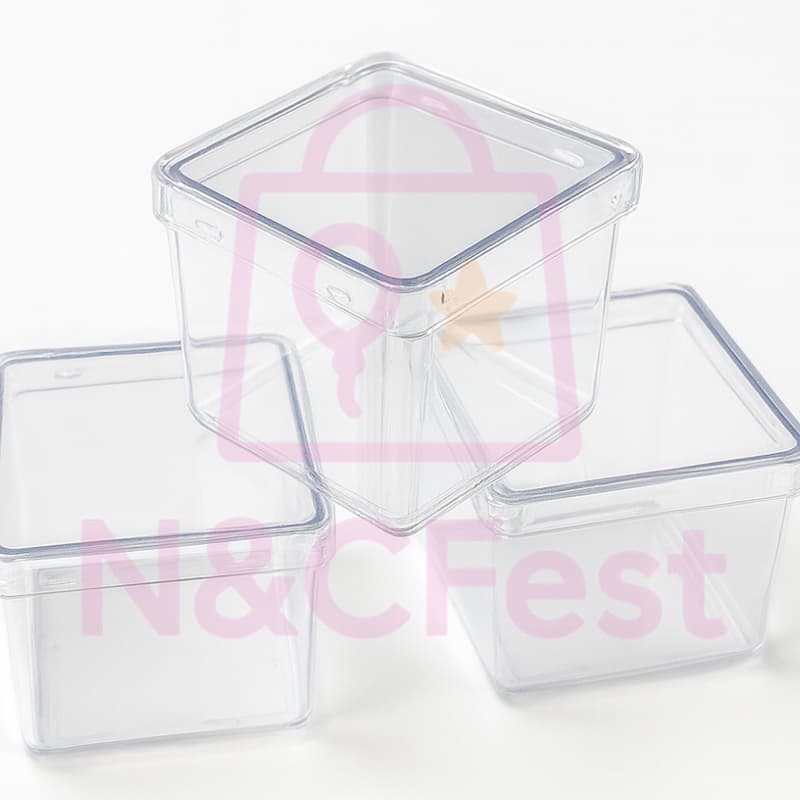 30 Caixinhas 5x5 Acrilicas - para decoraçao de festas lembrancinhas e porta joias