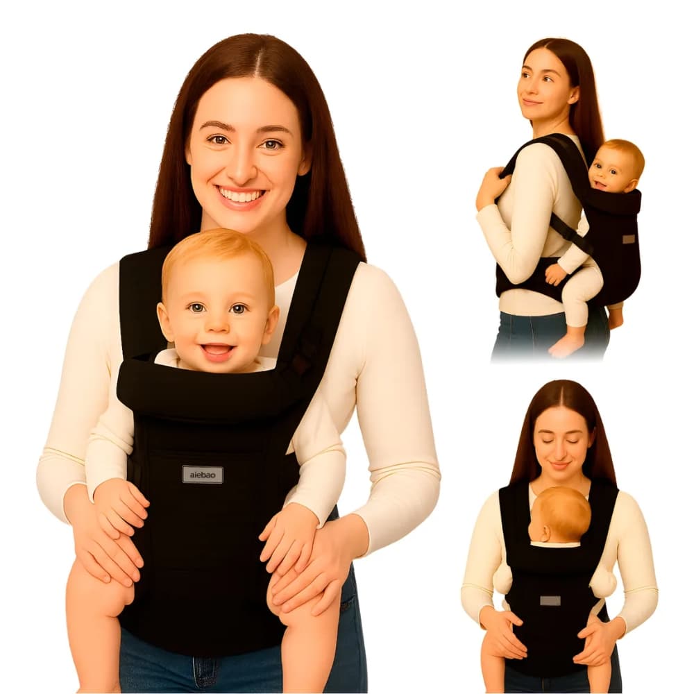 Canguru Ergonômico Bebê Recém-Nascido com Assento Conforto no Passeio