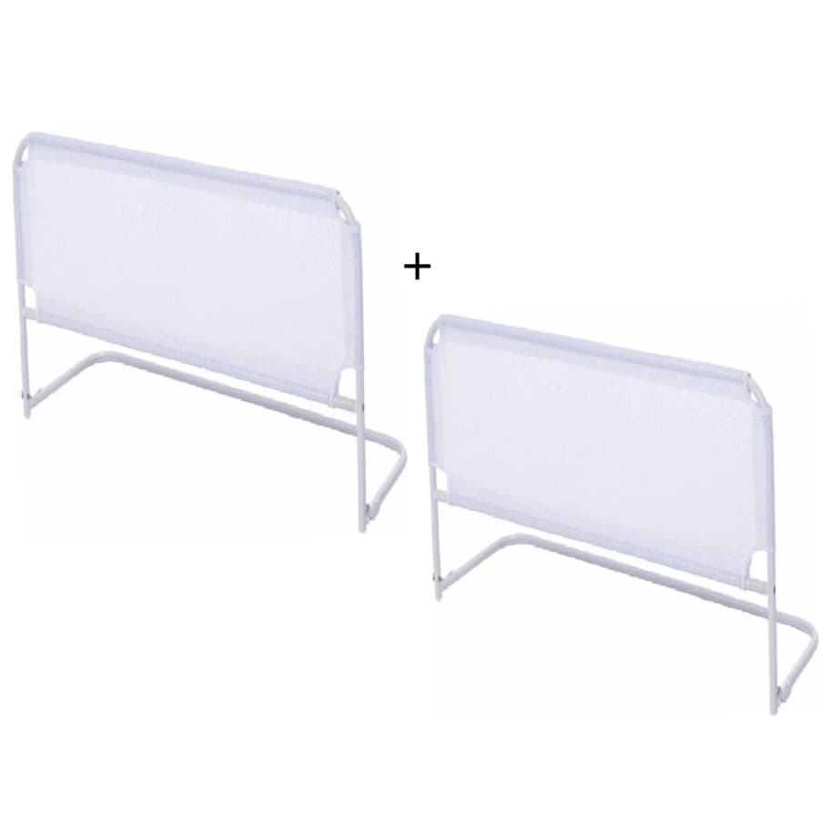 KIT 2 GRADES De Cama Com Tela de Proteção Segurança Para Crianças e Idosos Cama Normal Ou Box (P)