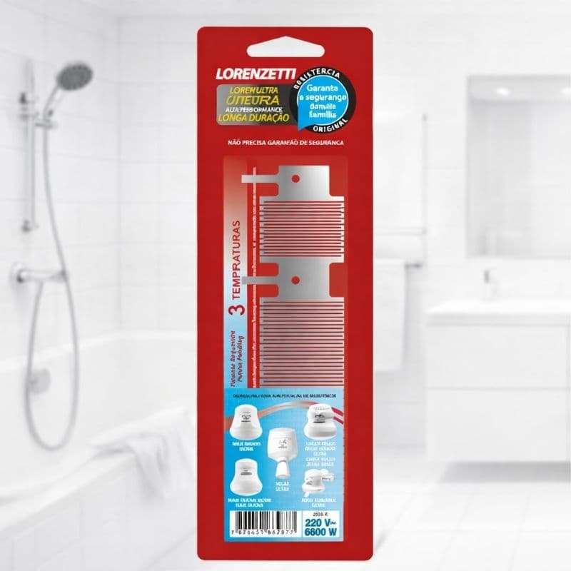 RESISTÊNCIA MAXI DUCHA ULTRA 220V LORENZETTI ORIGINAL
