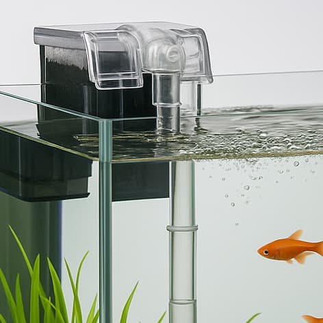 FILTRO HANG-ON EXTERNO 250L/H XP-06 AQUATANK MINI AQUA HF-200 P/ AQUARIO PEQUENO E BETEIRA ATÉ 10L