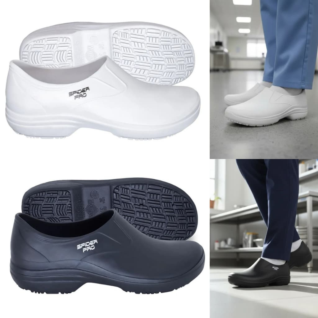 Sapato Antiderrapante Para Cozinha Limpeza Profissional Enferamgem De Trabalho