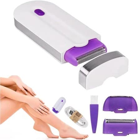 Indução Depilador Removedor De Pelos os Gêneros Facial e Corporal Sem fio Recarregável aparador de pelos