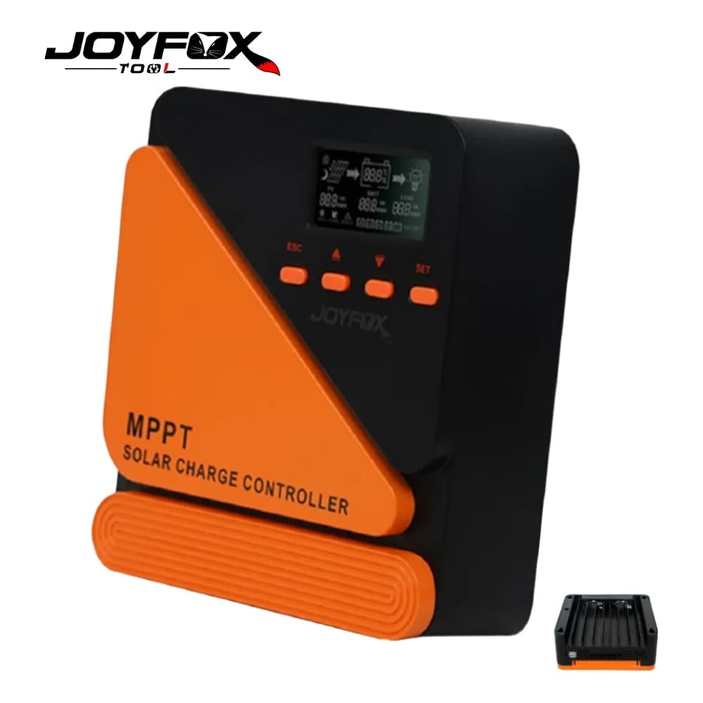 Joyfox Controlador De Carga Painel Solar 100% Mppt 40a Usb Lcd 12/24vdc 100voc